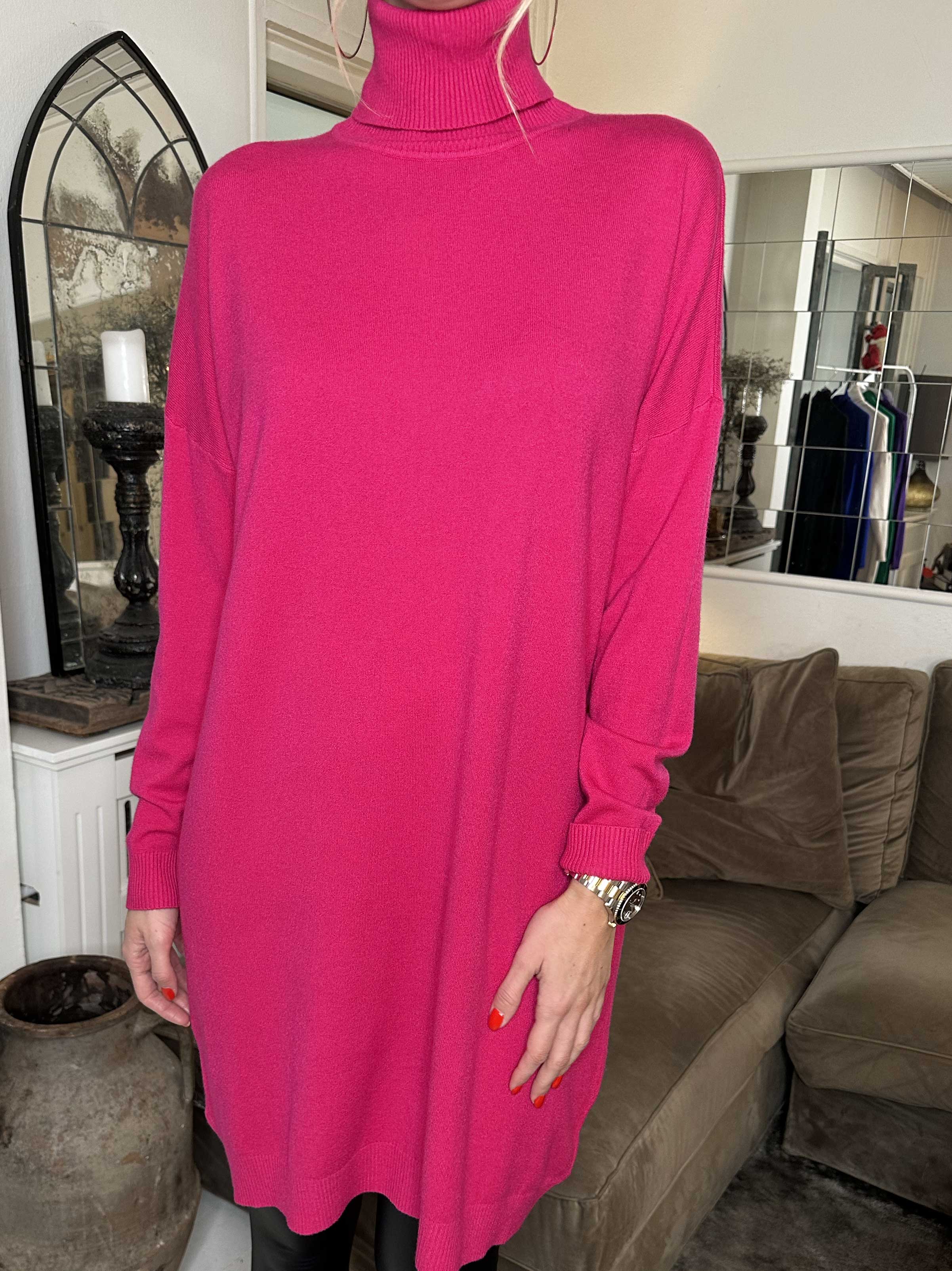 Elmira - Meget blød strikkjole i elastiskstof